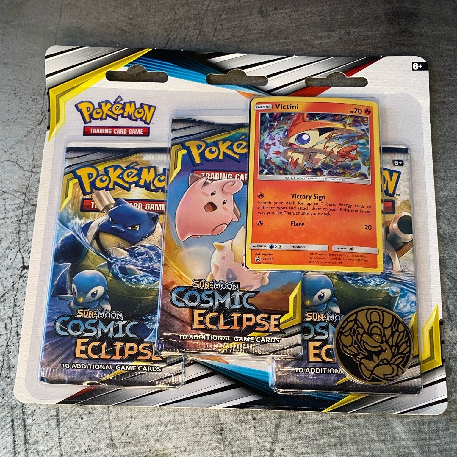 Cosmic Eclipse: Victini 3-Pack Blister